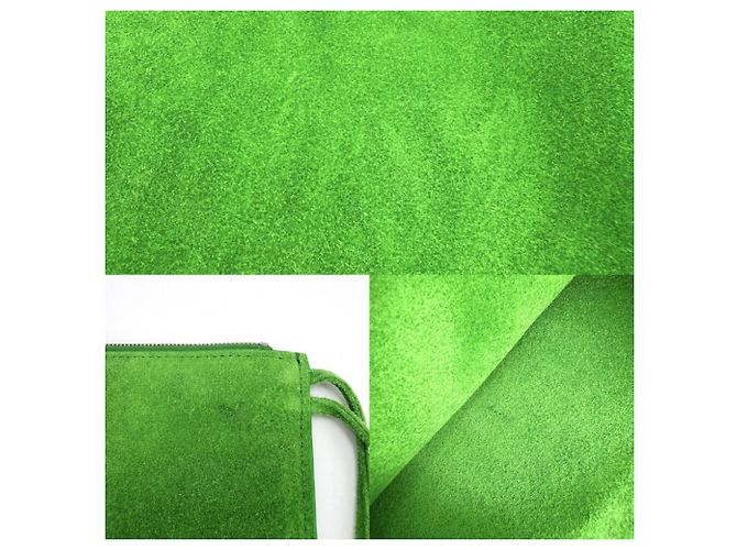 Borsa Tote Bottega Veneta in pelle verde Bianco - vista 9
