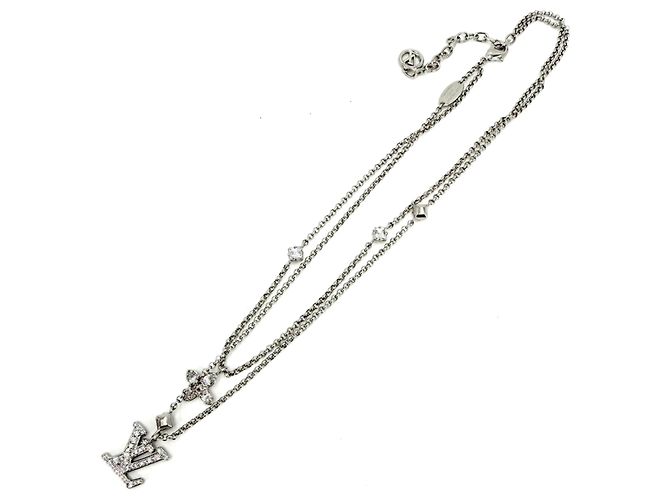Collana a catena Monogram da uomo Louis Vuitton Bianco Monogramma - vista 5