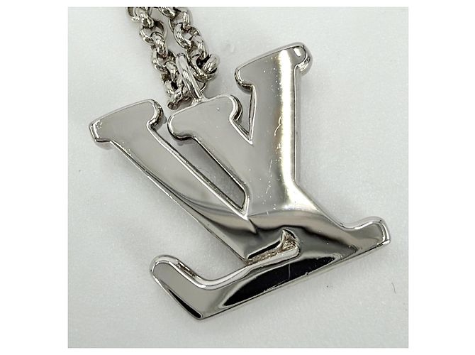 Collana a catena Monogram da uomo Louis Vuitton Bianco Monogramma - vista 7