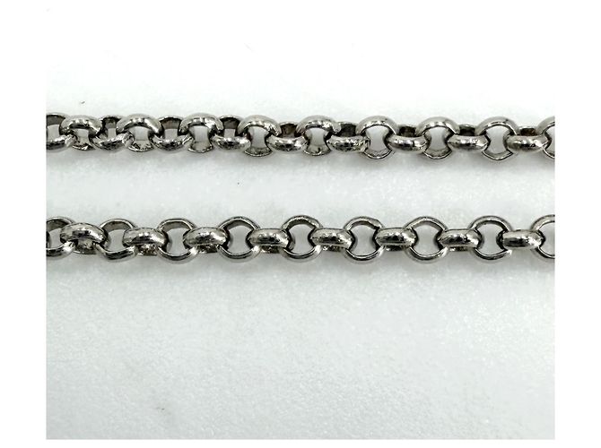 Collana a catena Monogram da uomo Louis Vuitton Bianco Monogramma - vista 8