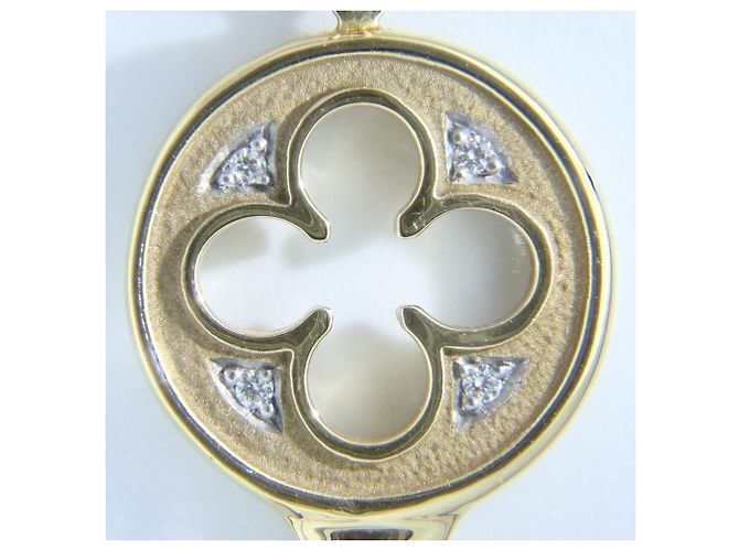 Tiffany & Co. Kleeblatt-Schlüssel-Anhänger Golden - Ansicht 4