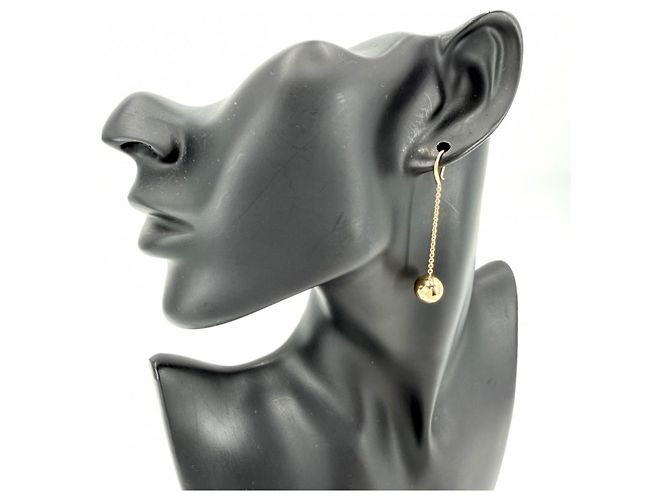Orecchini Hardware Ball da donna Tiffany & Co. Rosa Bianco - vista 2