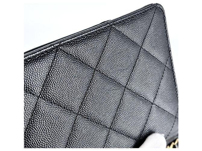 Borsa a tracolla Chanel Matelassé Nero Bianco - vista 6