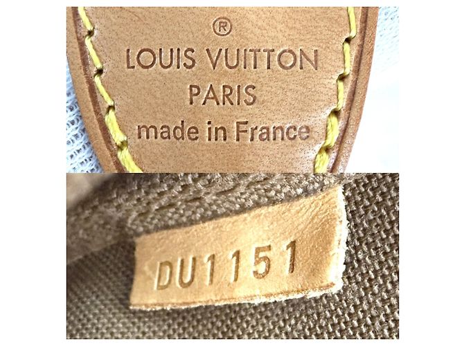 Borsa Louis Vuitton Mini Pochette Accessoires Marrone Bianco Monogramma - vista 5