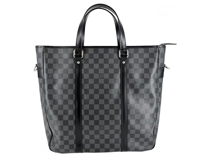 Borsa Business Louis Vuitton Tadao Nero Bianco - vista 2