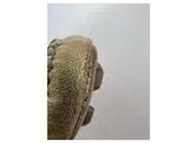 Mocassins em couro dourado Coach - vista 2