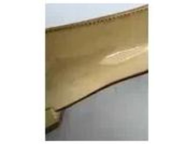 Bailarinas Miu Miu de piel charol amarilla con joya Beige - vista 7