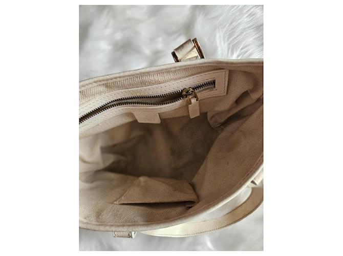 Mini Borsa Gucci GG Monogram in canvas con strisce Web Marrone Bianco Rosso Verde - vista 11