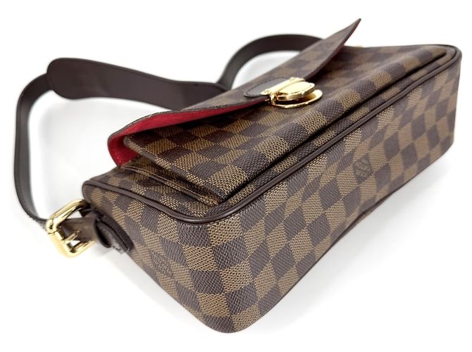 Borsa a tracolla Ravello GM da donna Louis Vuitton Marrone Bianco - vista 3