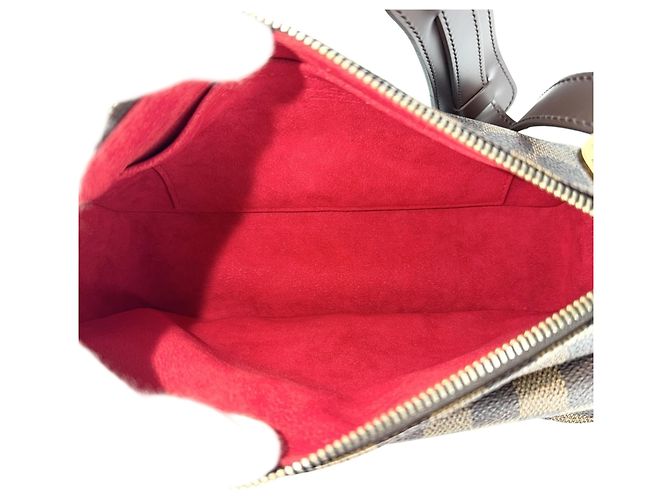 Borsa a tracolla Ravello GM da donna Louis Vuitton Marrone Bianco - vista 4