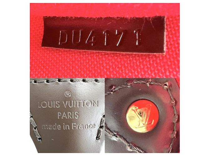 Borsa Louis Vuitton Damier Eva da donna Marrone Bianco Damier ebene - vista 6