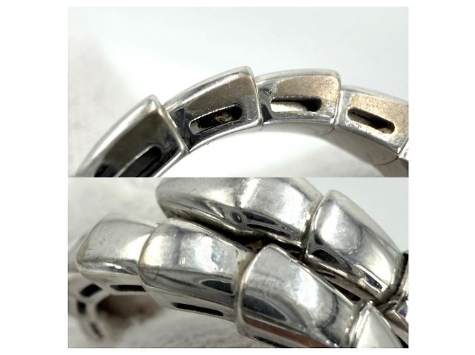 Bulgari Anello Serpenti Viper da uomo Bvlgari Bianco - vista 5