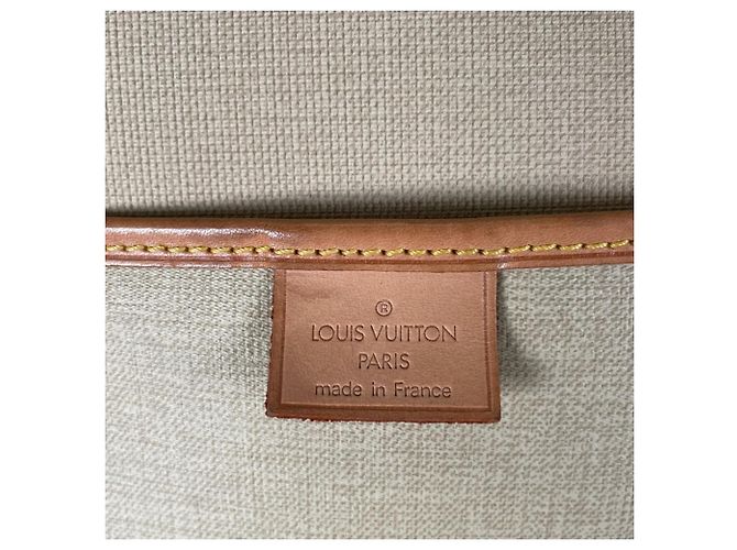 Borsa a mano Louis Vuitton Excursion Marrone Bianco Monogramma - vista 6