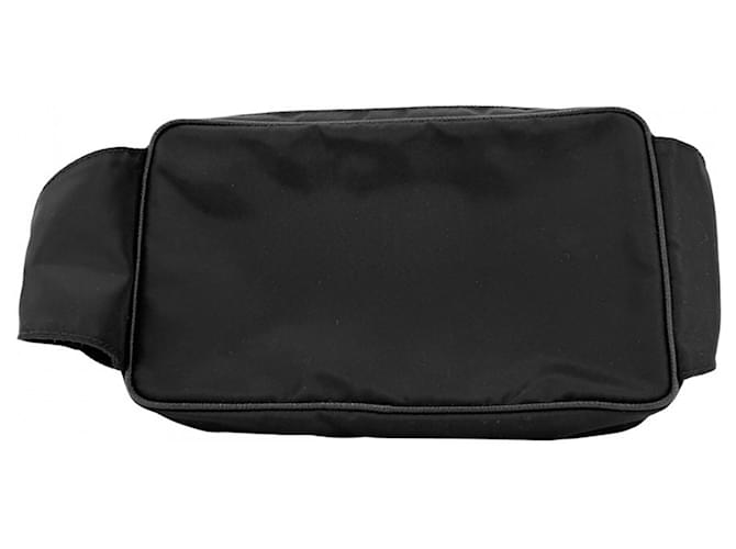 Borsa a tracolla e sling Prada in nylon Nero Bianco - vista 2