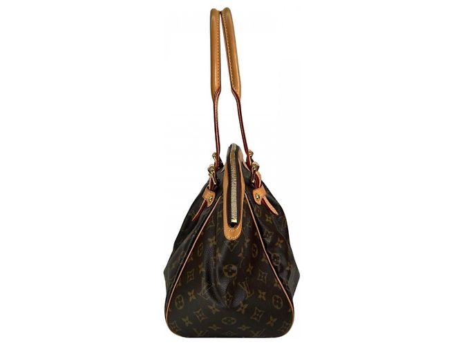 Borsa Louis Vuitton Tivoli GM Marrone Monogramma - vista 3