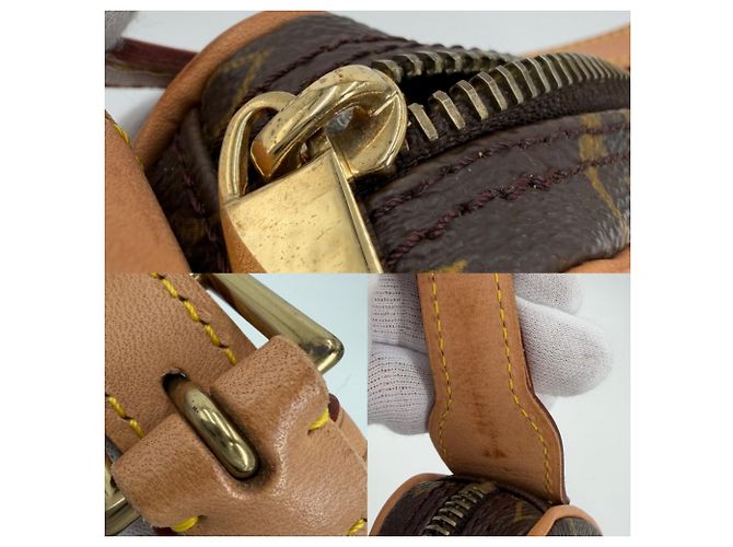 Borsa a tracolla Pochette da donna Louis Vuitton Marrone Monogramma - vista 6