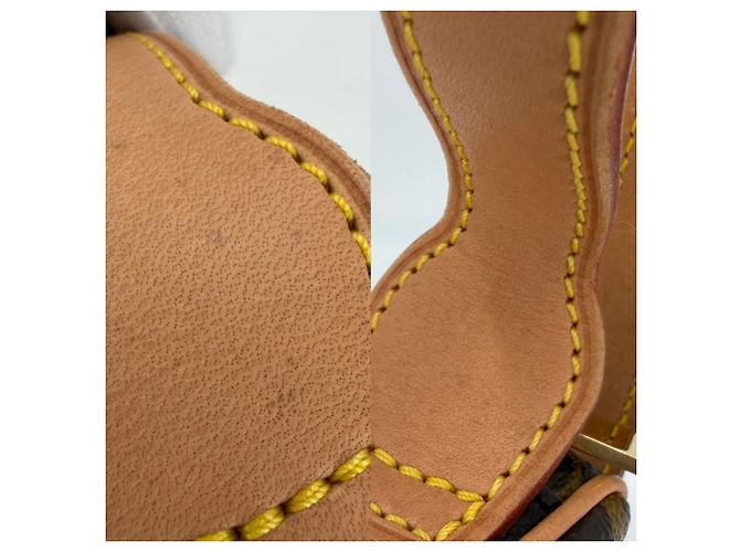 Borsa a tracolla Pochette da donna Louis Vuitton Marrone Monogramma - vista 7