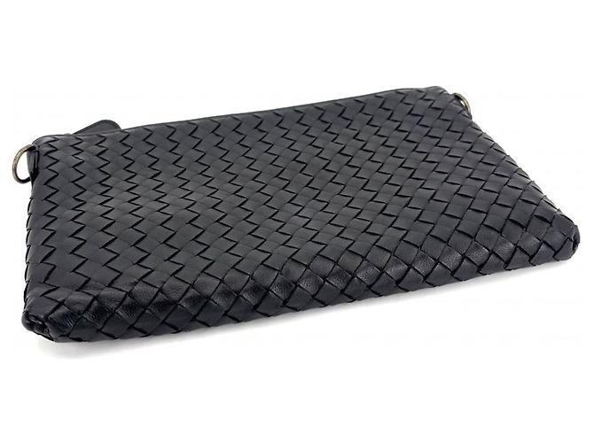 Borsa a tracolla Bottega Veneta da donna Nero Bianco - vista 3