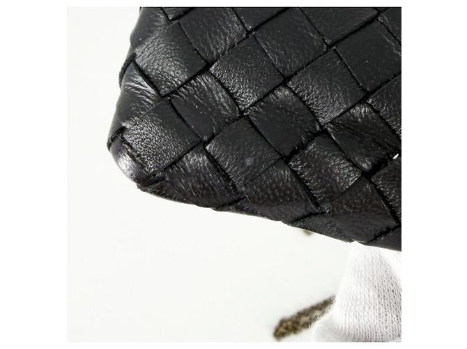 Borsa a tracolla Bottega Veneta da donna Nero Bianco - vista 6
