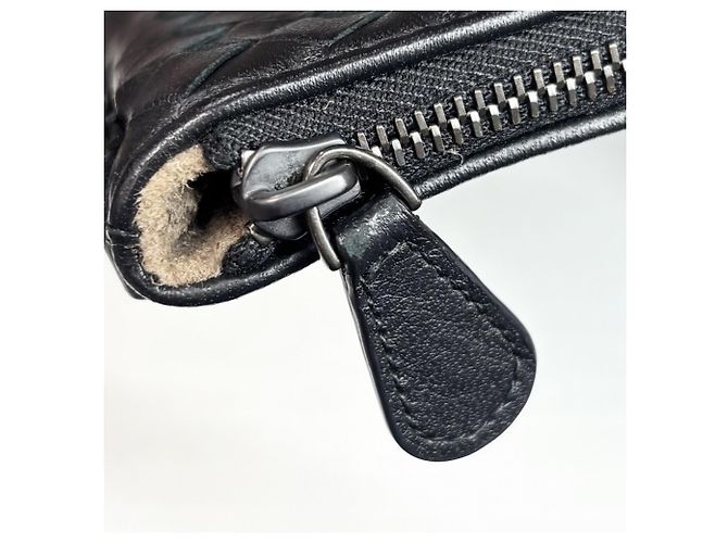 Borsa a tracolla Bottega Veneta da donna Nero Bianco - vista 9
