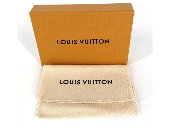 Organizer Portabiglietti Monogram da uomo Louis Vuitton Marrone Bianco Blu - vista 7