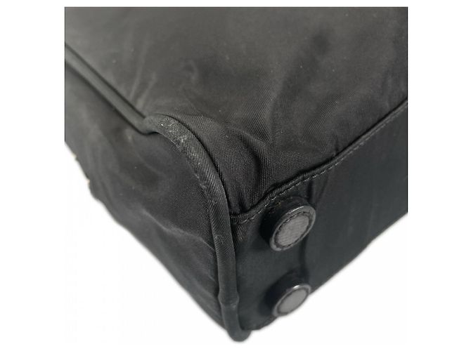 Borsa Prada in nylon nera e bianca Nero Bianco - vista 10