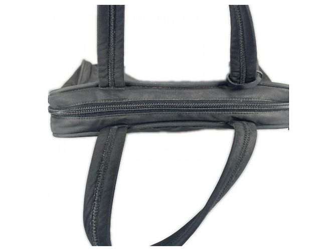 Borsa Prada in nylon nera e bianca Nero Bianco - vista 13