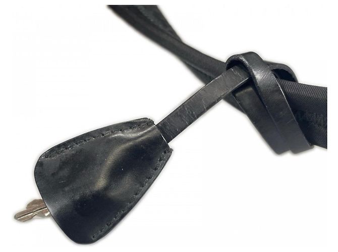 Borsa Prada in nylon nera e bianca Nero Bianco - vista 15