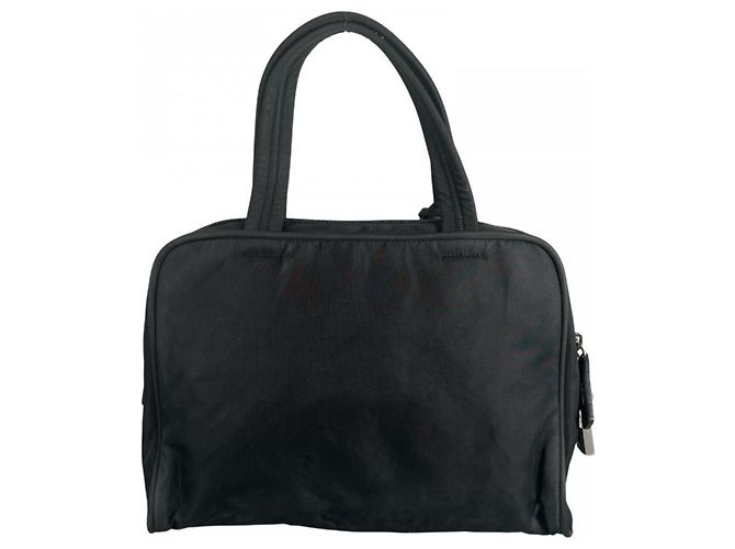 Borsa Prada in nylon nera e bianca Nero Bianco - vista 2