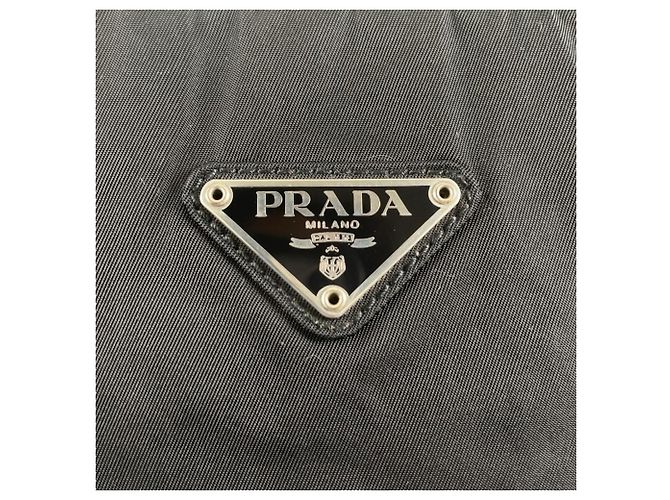 Borsa Prada in nylon nera e bianca Nero Bianco - vista 6