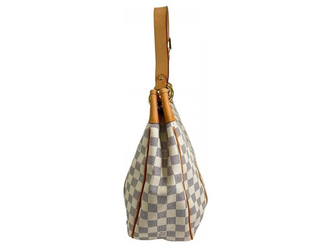 Borsa a tracolla Louis Vuitton Galliera PM Bianco - vista 3