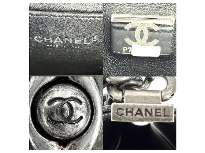 Borsa a tracolla Chanel Matelassé Nero - vista 5