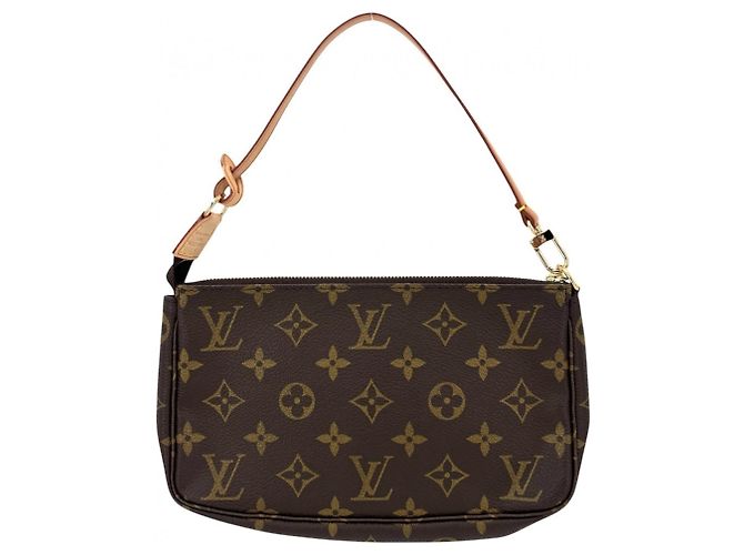 Louis Vuitton Pochette Accessoires Handtasche Braun - Ansicht 2