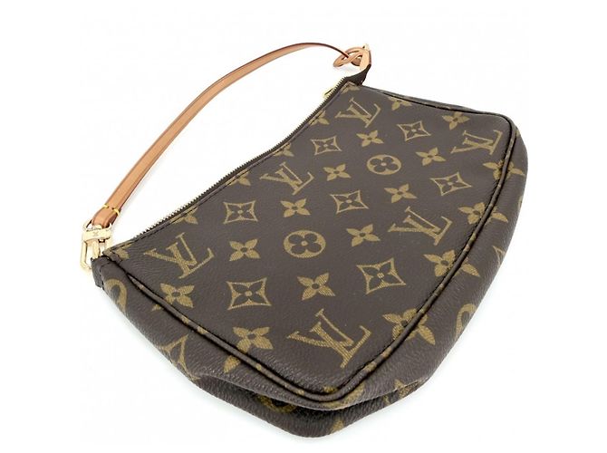 Louis Vuitton Pochette Accessoires Handtasche Braun - Ansicht 3