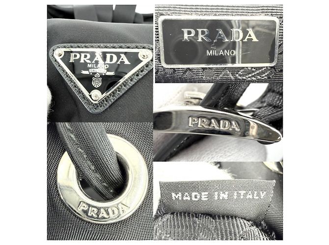 Mochila Prada en nailon negro - vista 5