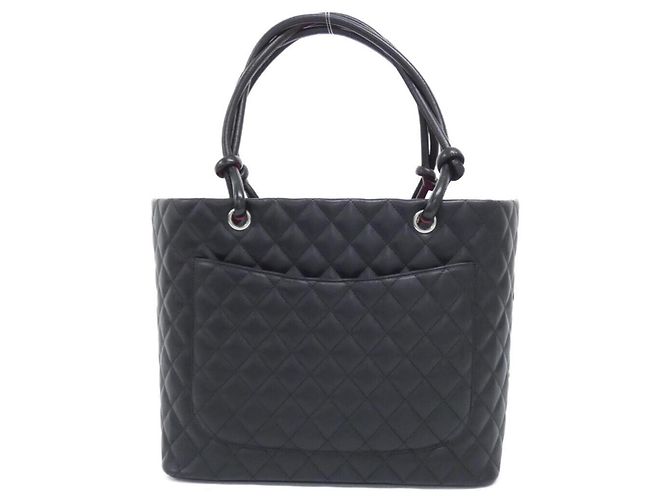 Bolsa Chanel Cambon Line Preto - vista 2