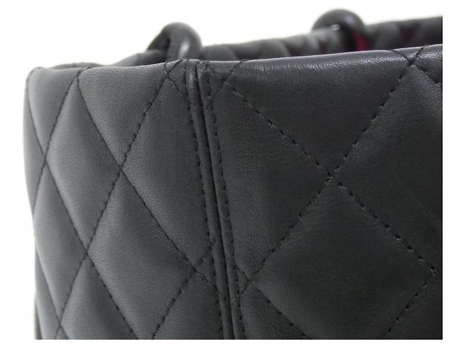 Bolsa Chanel Cambon Line Preto - vista 6