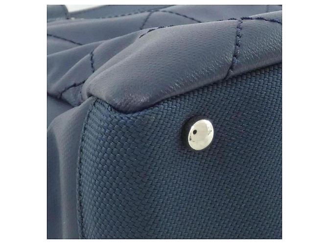 Borsa Chanel Paris Biarritz Line 34208 Blu navy - vista 3