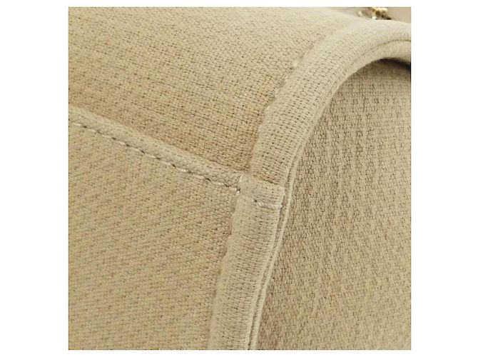 Borsa Chanel Deauville Line AS3351 Beige - vista 3