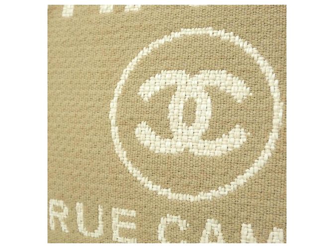 Borsa Chanel Deauville Line AS3351 Beige - vista 4