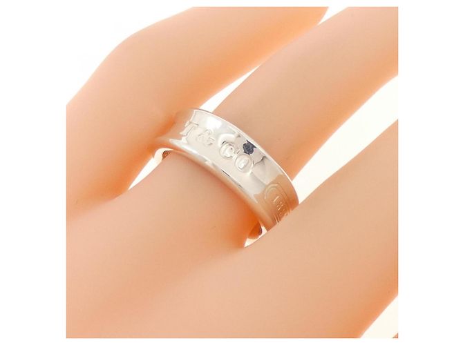 Tiffany & Co Anello a Fascia Tiffany 1837 in Argento 925 - vista 5