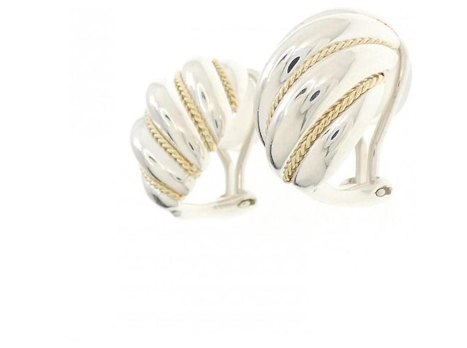 Orecchini a clip Tiffany & Co. 925 e oro giallo 18K - vista 2