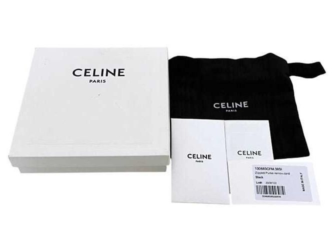 Céline Monedero Celine de piel negra Negro - vista 8