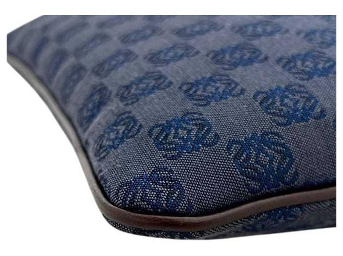 Borsa a tracolla Loewe in tela e pelle - vista 3