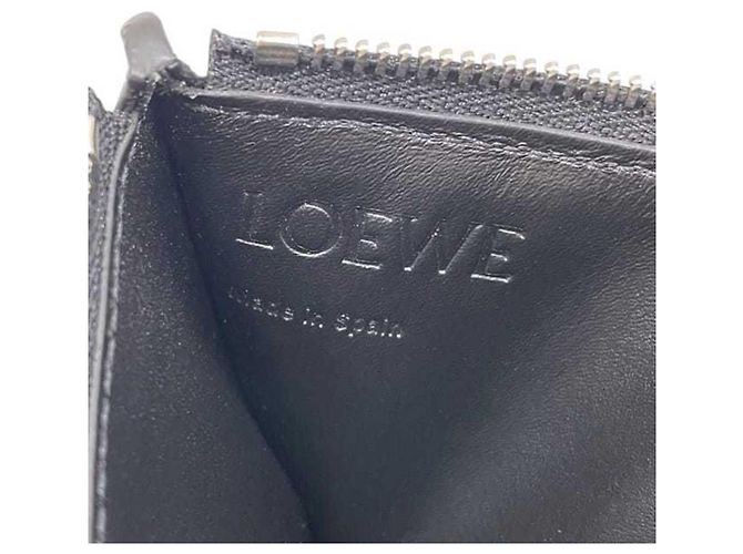 Monedero Loewe de piel negra Negro - vista 5