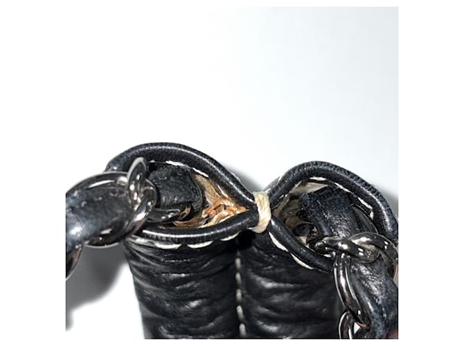 Borsa Chanel Beige e Nera Nero - vista 11