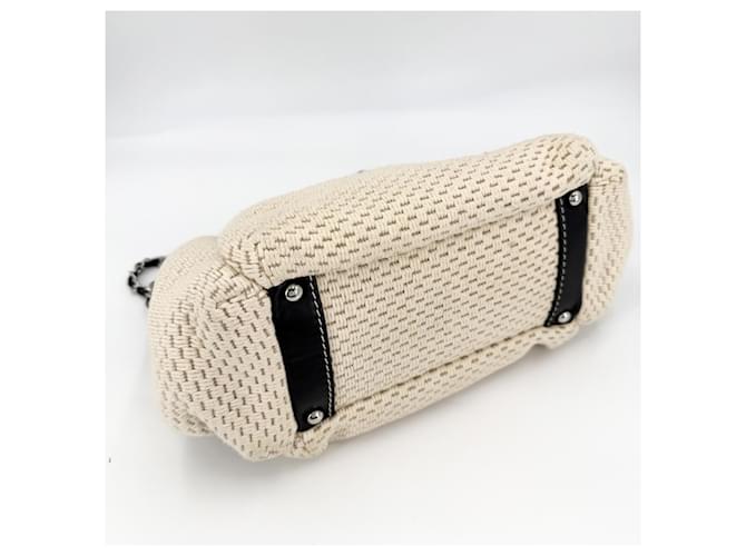 Borsa Chanel Beige e Nera Nero - vista 3