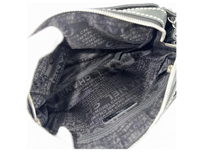 Borsa Chanel Beige e Nera Nero - vista 4