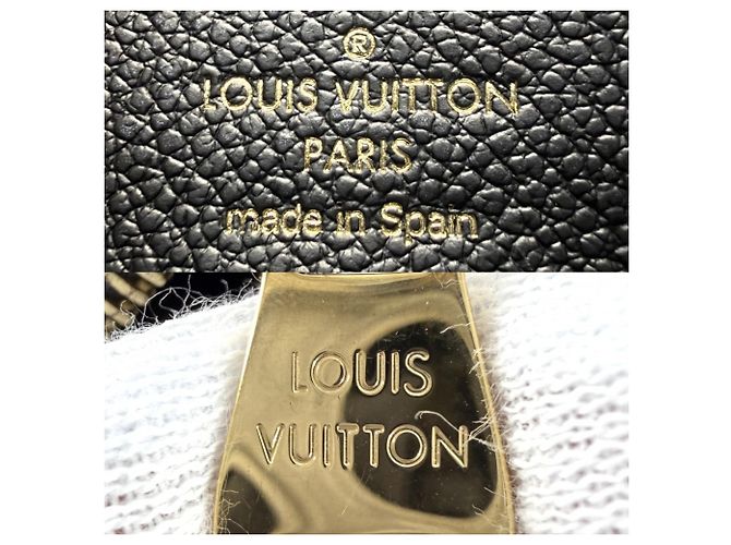 Borsa a tracolla Pochette Double Zip Monogram Empreinte da donna Louis Vuitton Nero Beige - vista 6