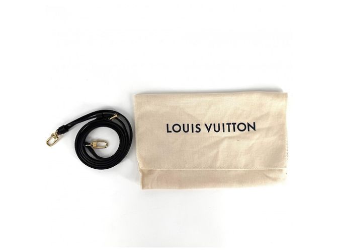 Borsa a tracolla Pochette Double Zip Monogram Empreinte da donna Louis Vuitton Nero Beige - vista 9